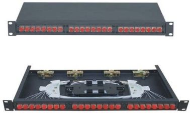 24 ports fiber optic patch panel wall mount, 96 cores for ribbon fiber cable