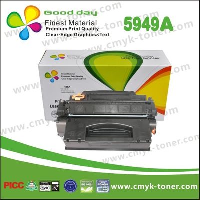 Q5949A 49A HP लेजरजेट 1160 1320N के लिए इस्तेमाल किया गया ब्लैक टोनर कारतूस